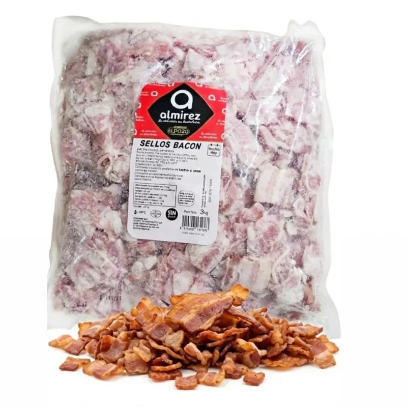 BACON LASQUEADO IMPORTADO( 3 KG ≈6.6 Lb)