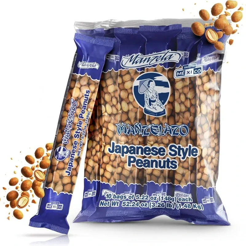 BOLSA DE CACAHUETE JAPONES ( 10 UNIDADES)