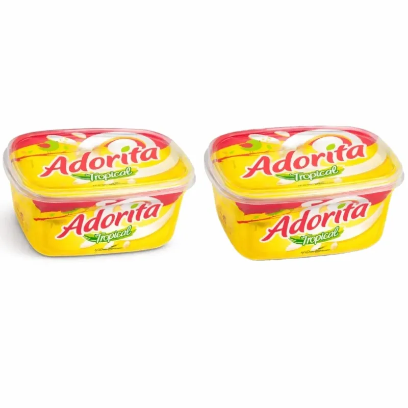2 MARGARINA NATURAL ADORITA TROPICAL( 250gr+250gr) 🧈🧈