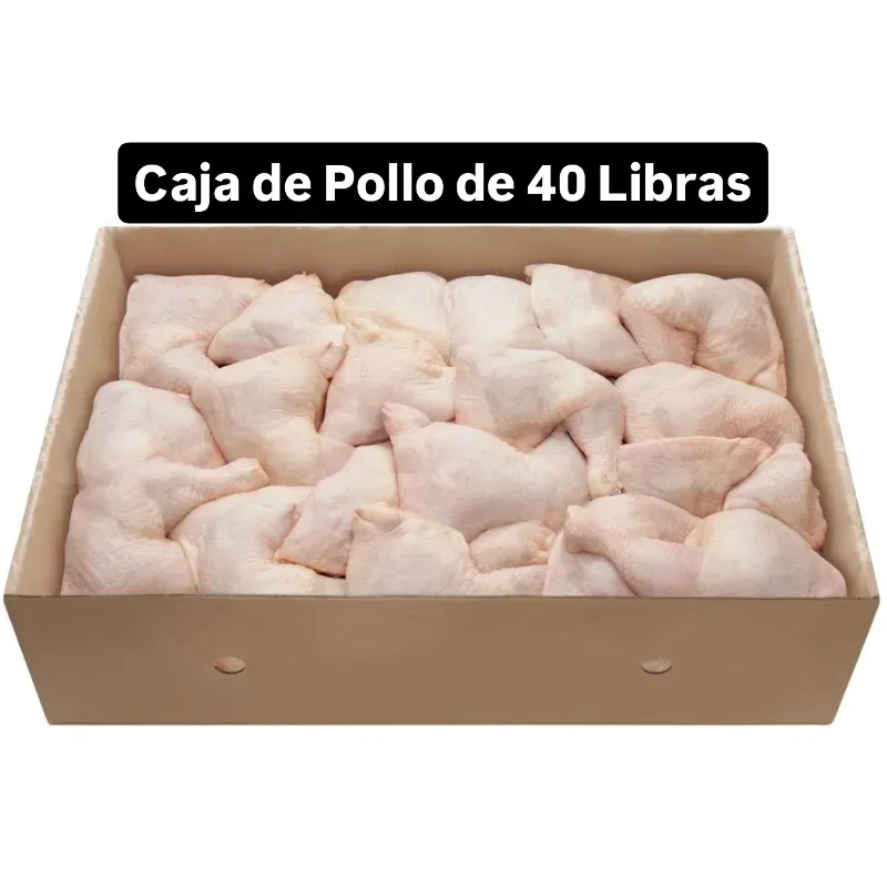 CAJA DE POLLO DE 40 Libras( muslo y contramuslo)