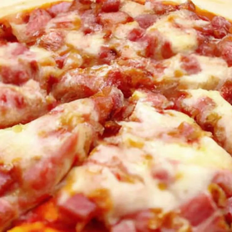 Pizza de jamón serrano