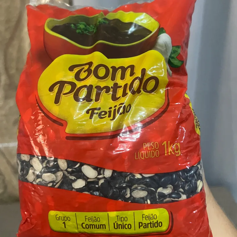 Frijol negro partido 1kg 
