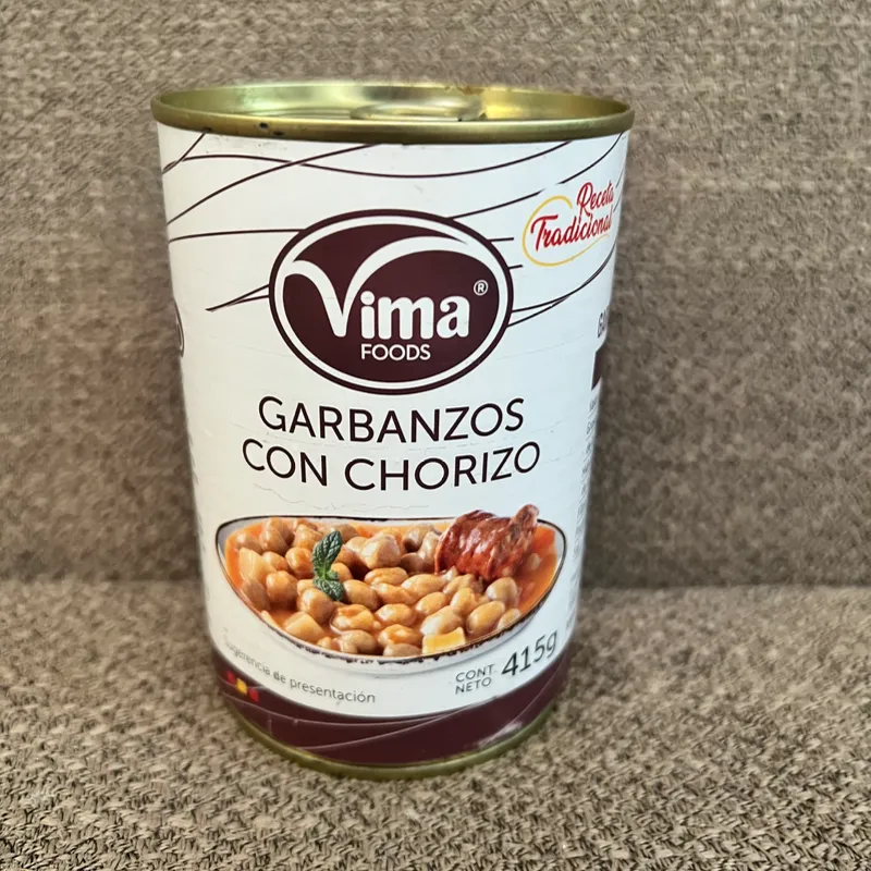 Garbanzos con chorizo