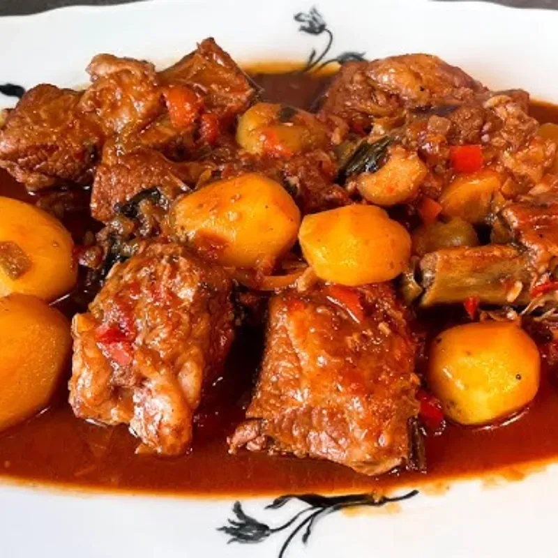 Pollo con papas