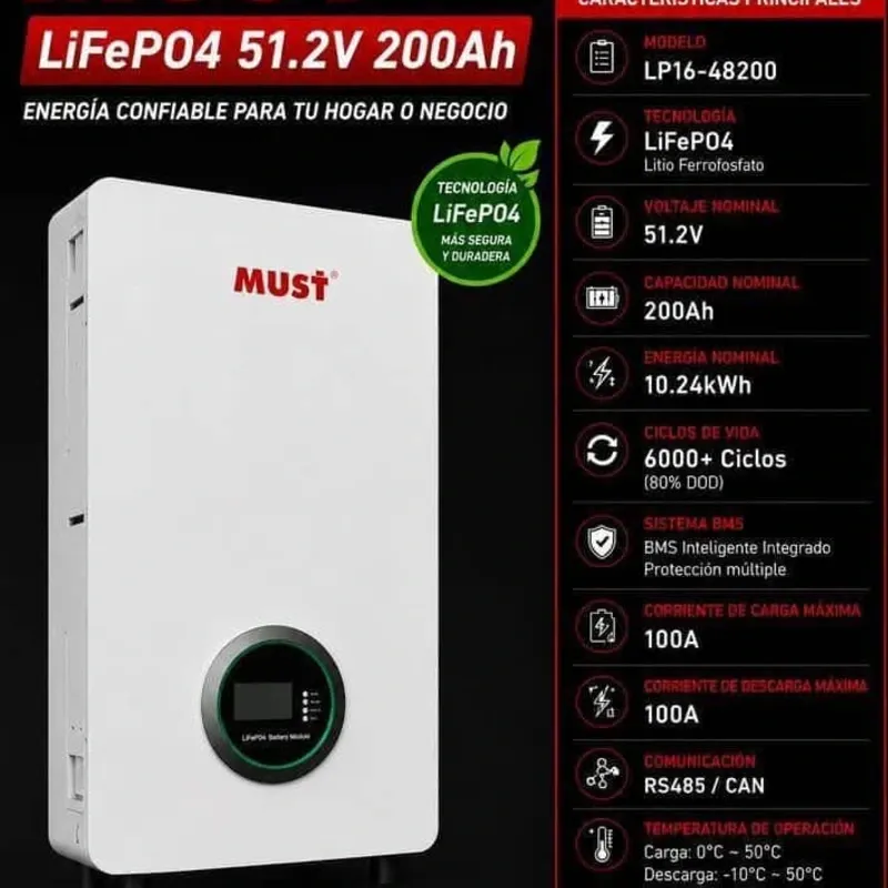 Batería Most de 10.24kw