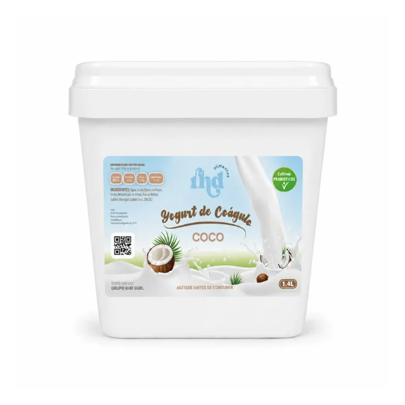 Yogurt Probiótico de Coco 1.4Lt