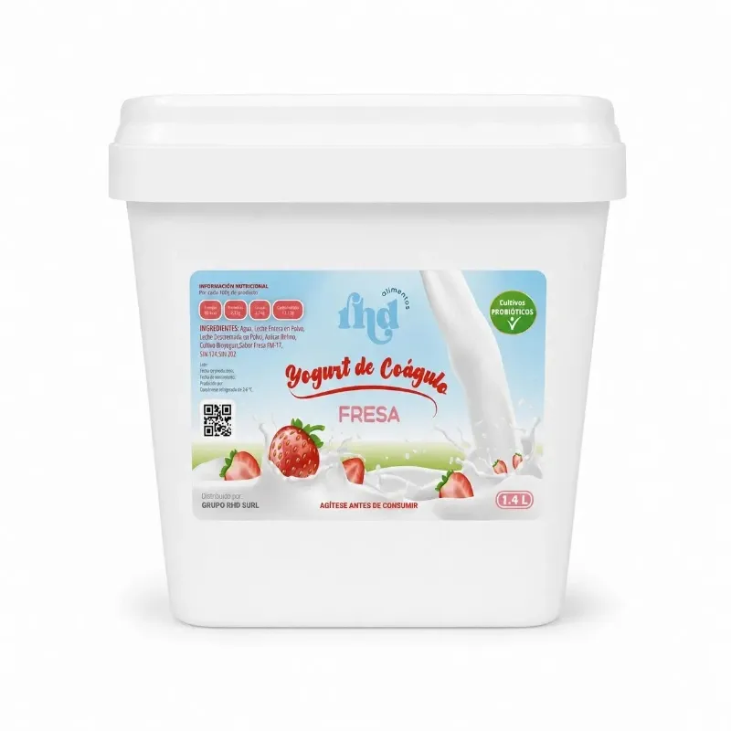 YOGURT PROBIOTICO FRESA CUBETA 1,4 LITROS 