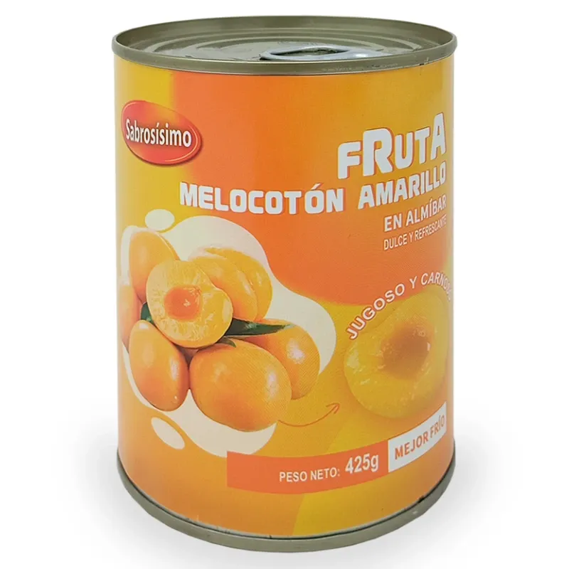 Melocotón Enlatado en Almíbar - 425 gramos *Nuevo Producto
