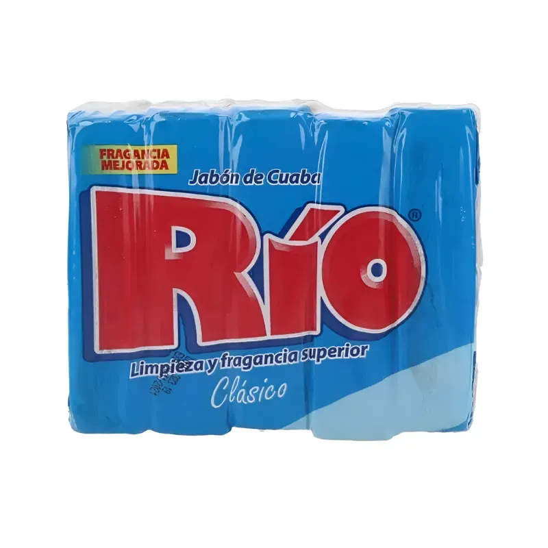 Jabón de Lavar Río Cristal (4 Barras) - 640 gramos *Origen República Dominicana