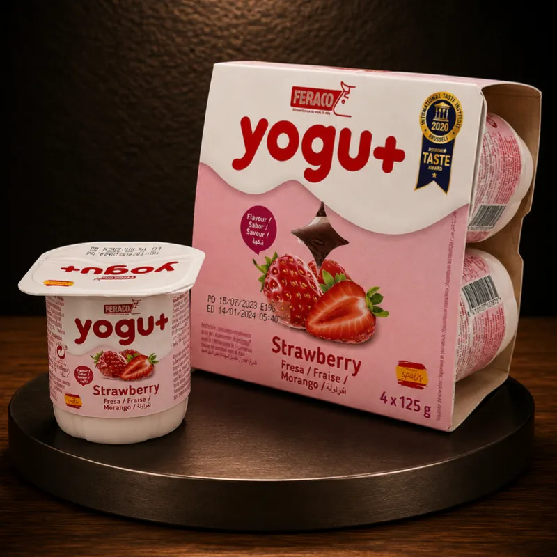 Yogurt(Sabor Fresa) 4u