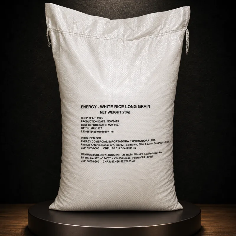 Sacos de Arroz brasileño 25kg