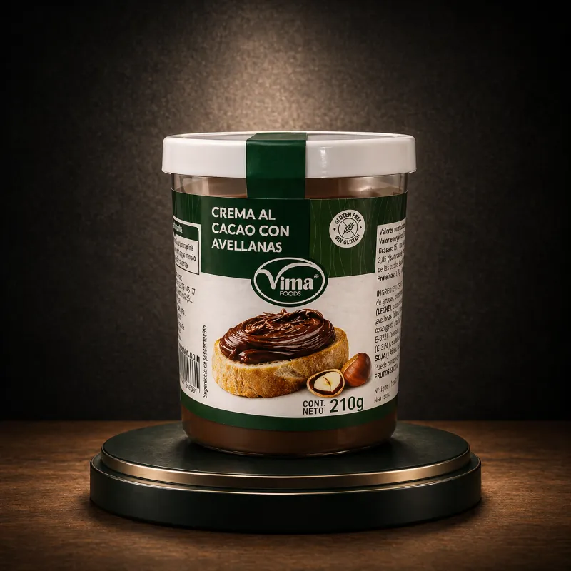 Crema de cacao con avellana
