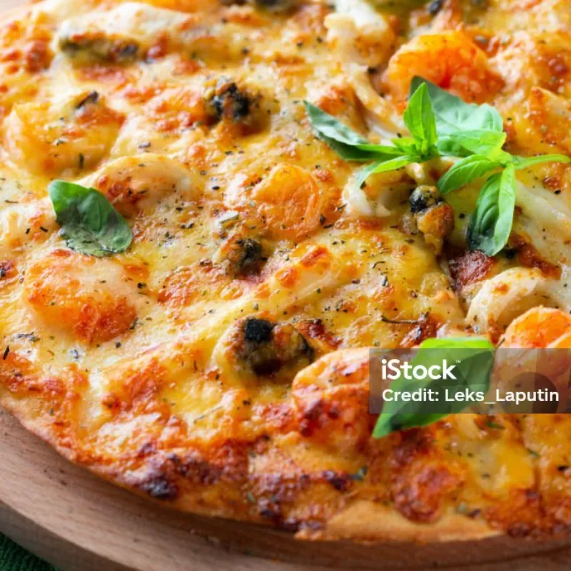 Pizza de Camarones 