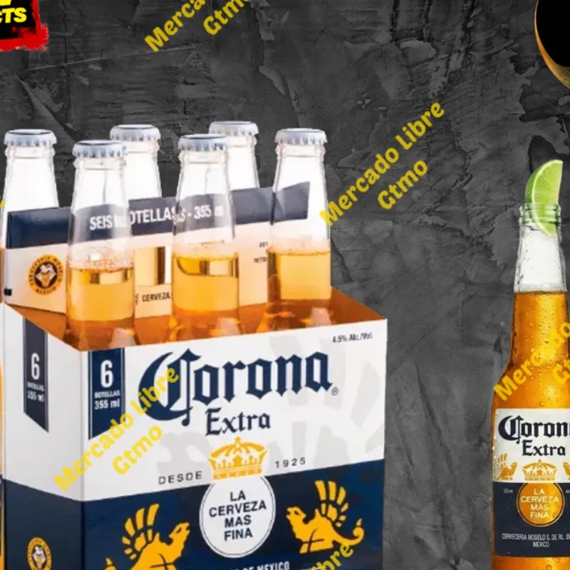 Cervezas Corona 6 u × 355 ml