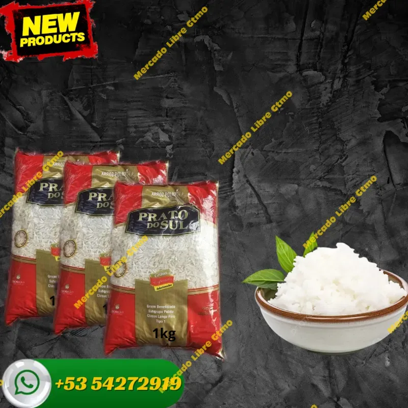 Paquete de arroz importado de 1 kg