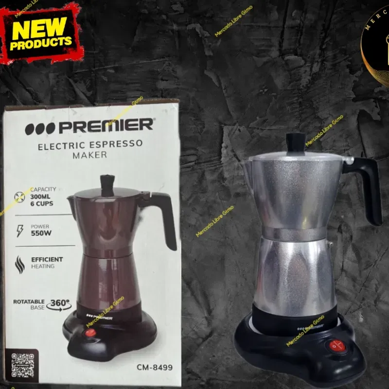Cafetera Eléctrica de 6 Tazas 