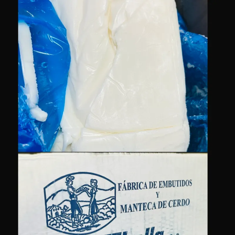 Manteca de cerdo original x libras 