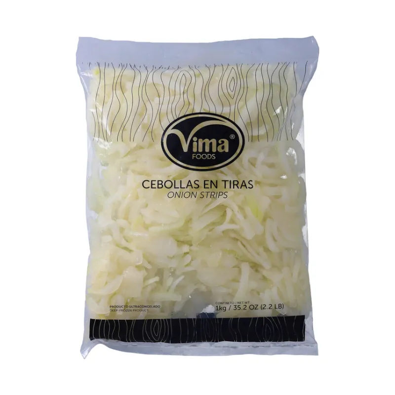 Cebollas en tiras
