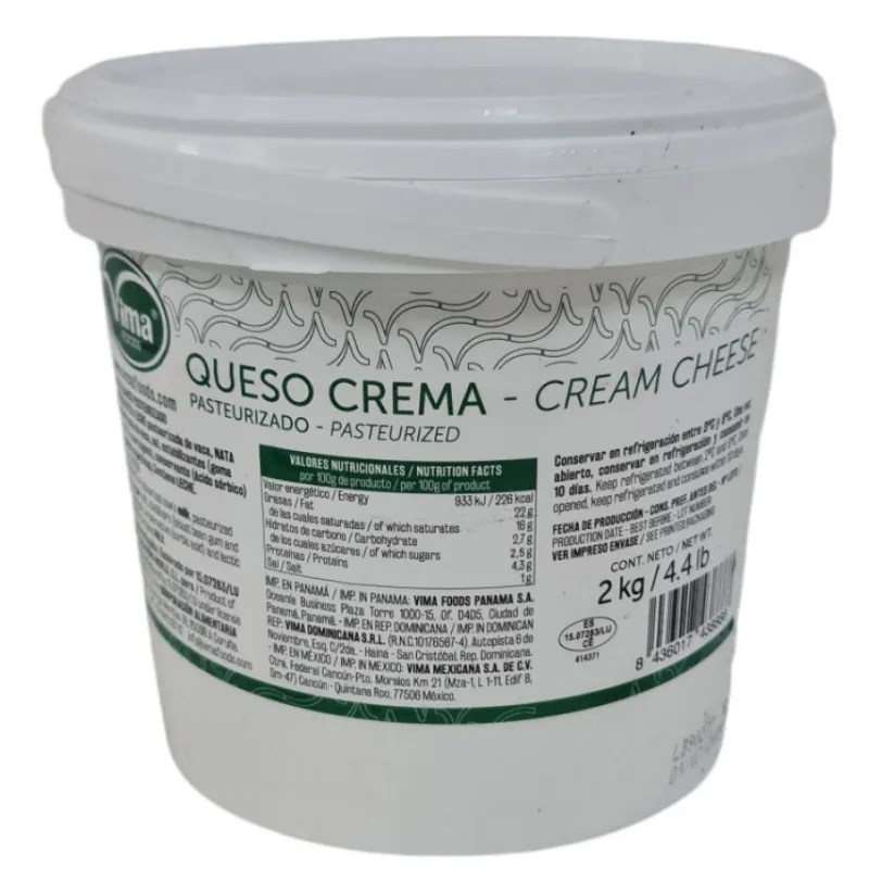 Queso crema 2.2kg