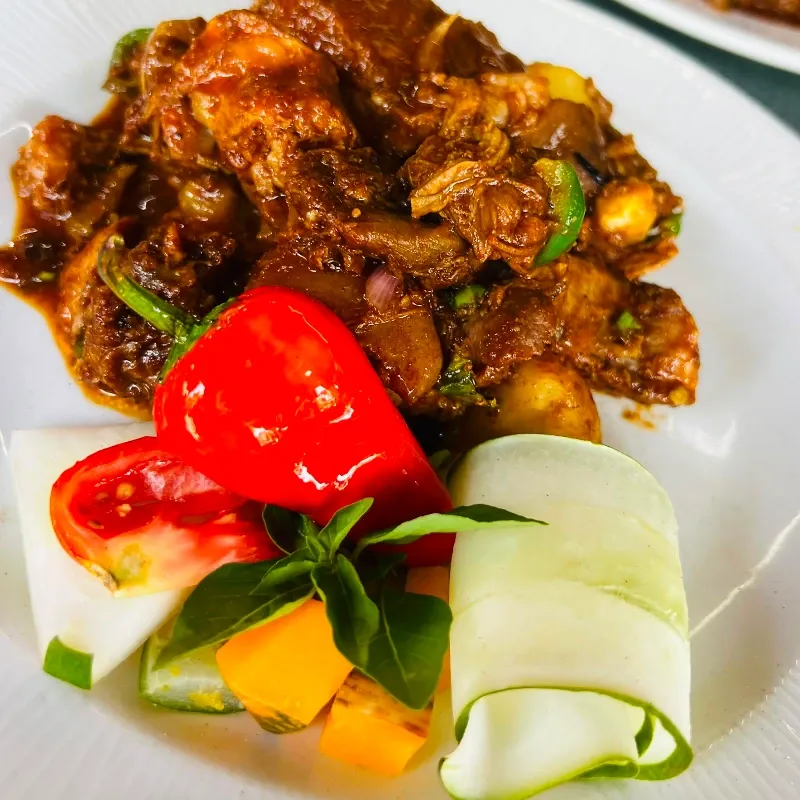 Fricasé de cerdo 