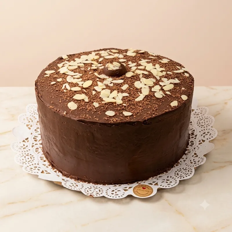 Tarta Bombón con Almendras 