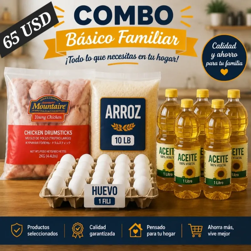 COMBO FAMILIAR BÁSICO (Ver descripción)