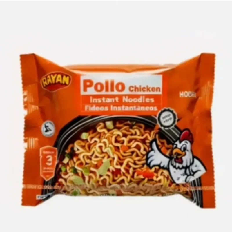 Sopa instantánea de fideos sabor pollo 85g Rayan 