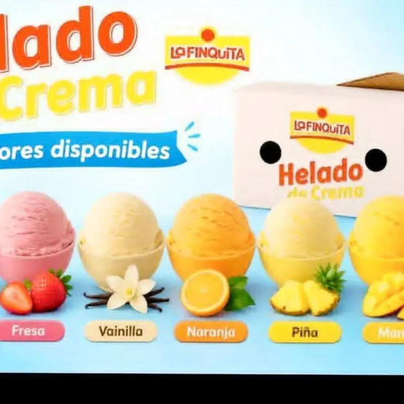 Helado crema tina de 3.8 lt (sabor fresa)