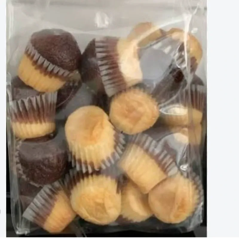 Paquete de Magdalenas mármol  Vainilla  y Chocolate  209g (contiene 17 magdalenas)