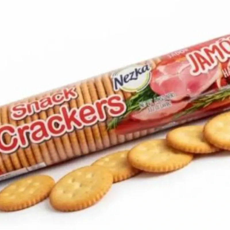 Galletas sanck crackers  sabor de jamón