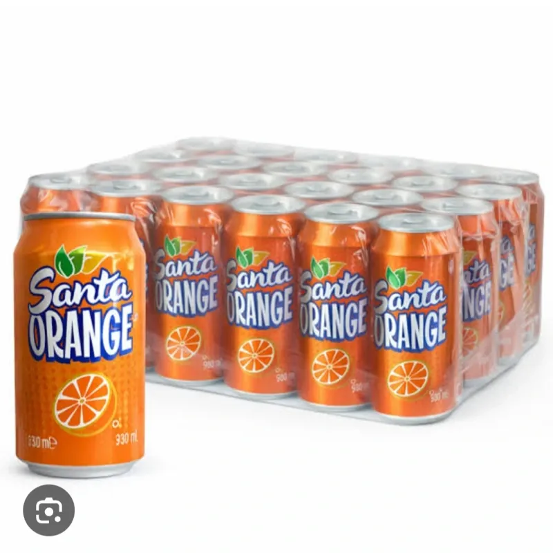 Refresco lata de naranja caja de 24 x 330ml 