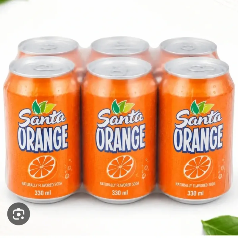 Refresco lata d3 Naranja Blíster de 6uds x330 ML 