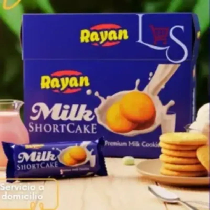 Paquete de galletas Milk leche y mantequilla (Contiene 8 Paquetes)