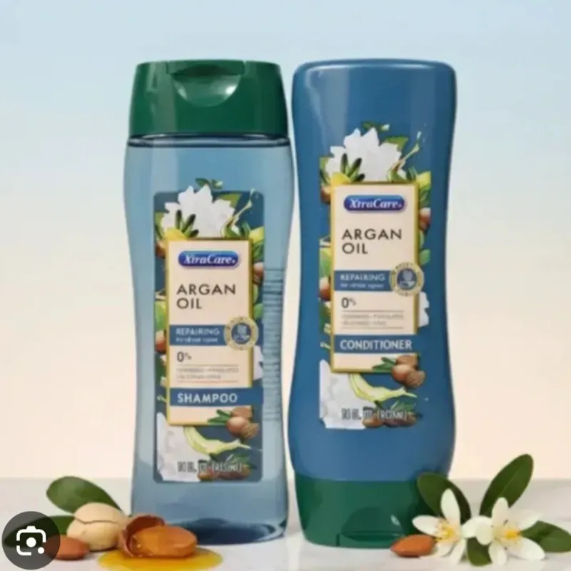 Juego de Champú y Acondicionador con aceite de Argan 413ml ( ver descripción)