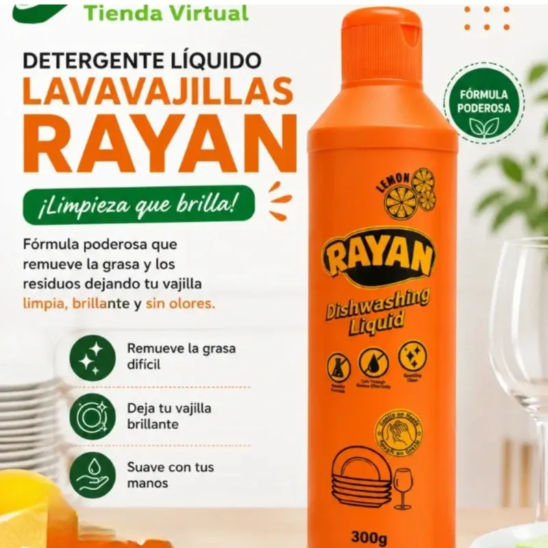 2 Pomos detergente líquido para fregar limón x300ml