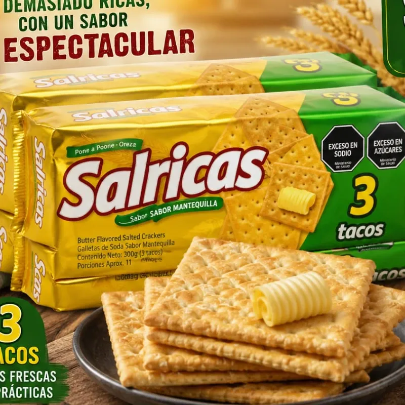Galletas Salricas de mantequilla