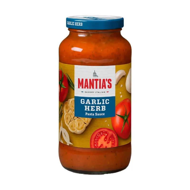 Salsa de Tomate Pasta Ajo y Hierbas