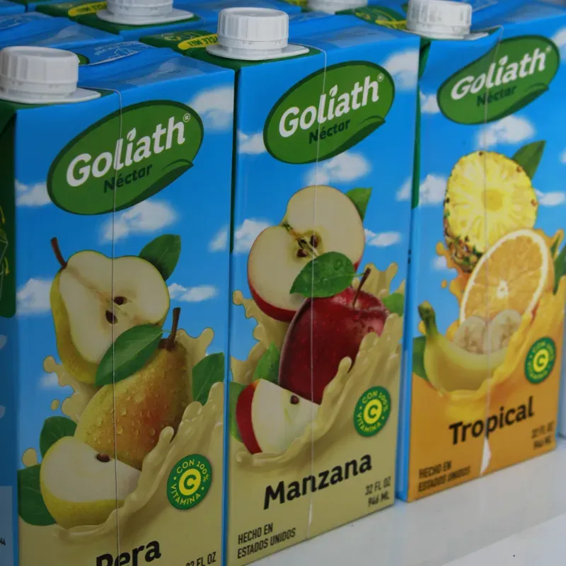 Jugo caja grande 