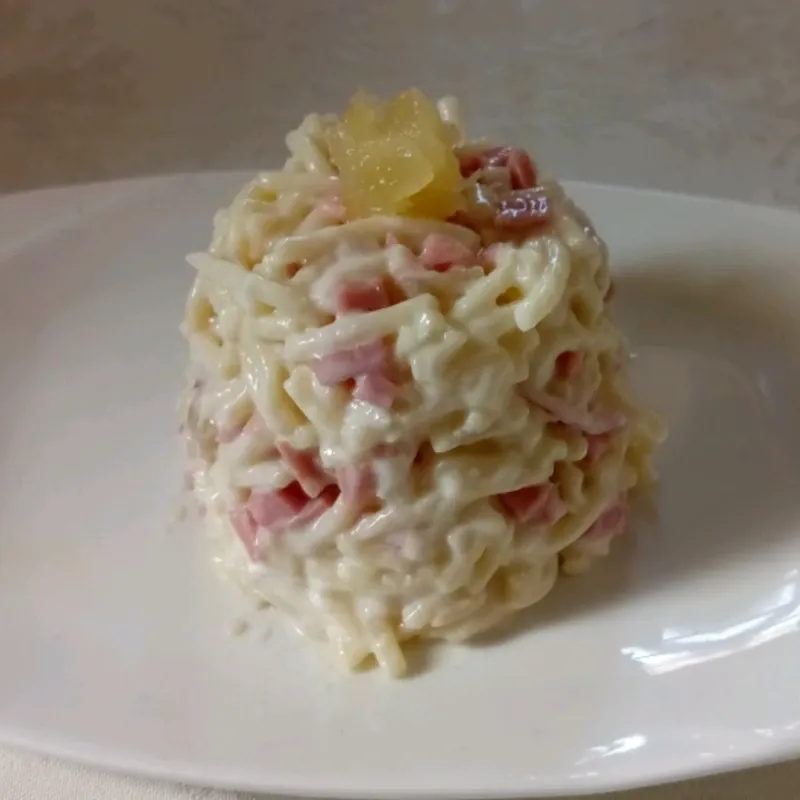Ensalada fría con jamón