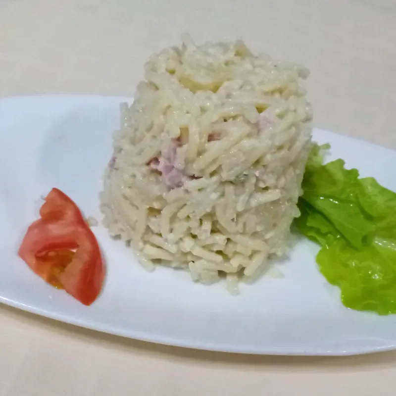 Ensalada fría sin jamón 
