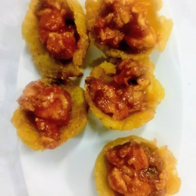 Tachinos con pescado