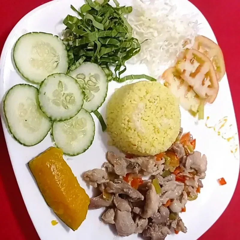 Fajitas de pollo salteadas