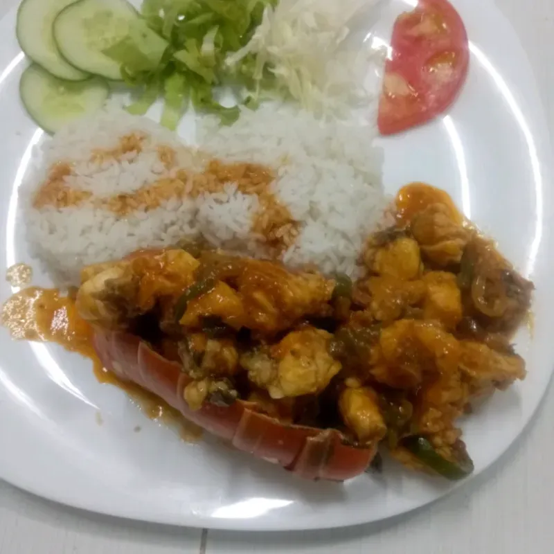 Langosta enchilada