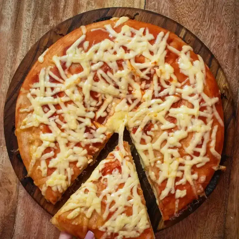 Pizza napolitana c/ Queso Blanco