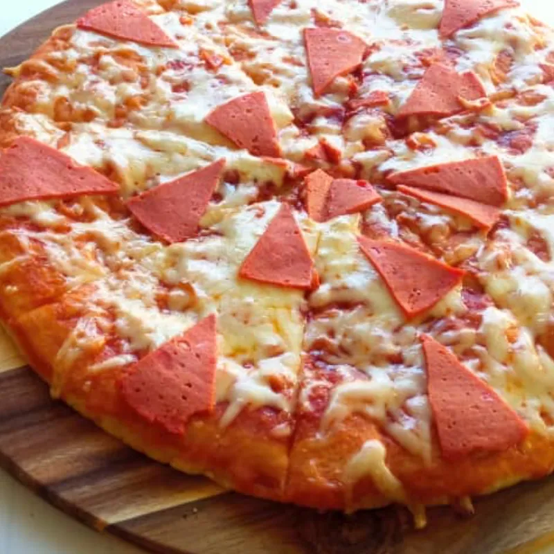 Pizza de Chorizo y Queso Blanco 