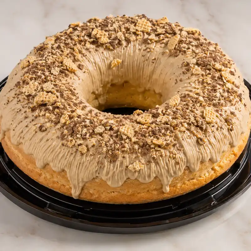 Tarta con crema de avellanas