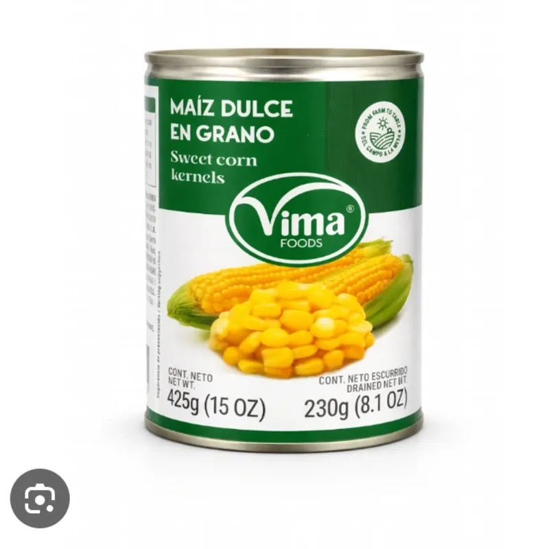 Maíz Dulce en Grano