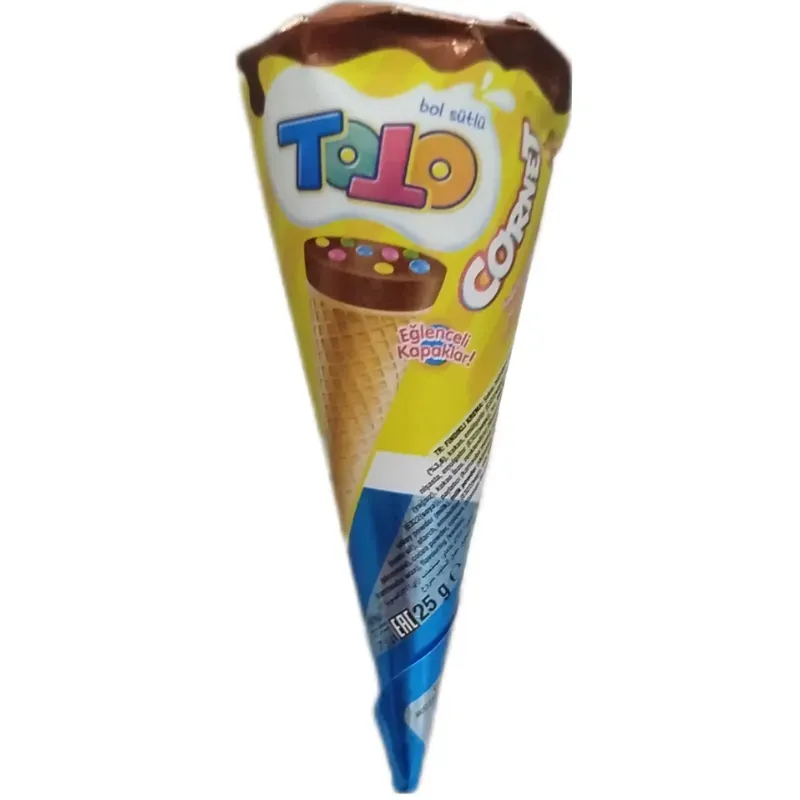 Cono Toto – Barquillo de Chocolate Relleno 