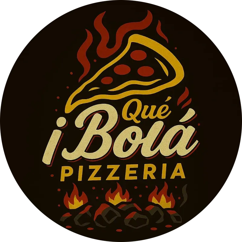 Logo de Qué Bolá Pizzería 